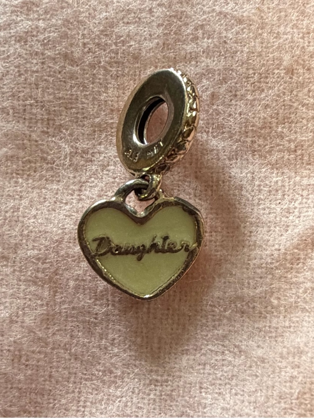 Pandora Rose Daughter Heart Dangle Charm ALE MET Mother Daughter Set